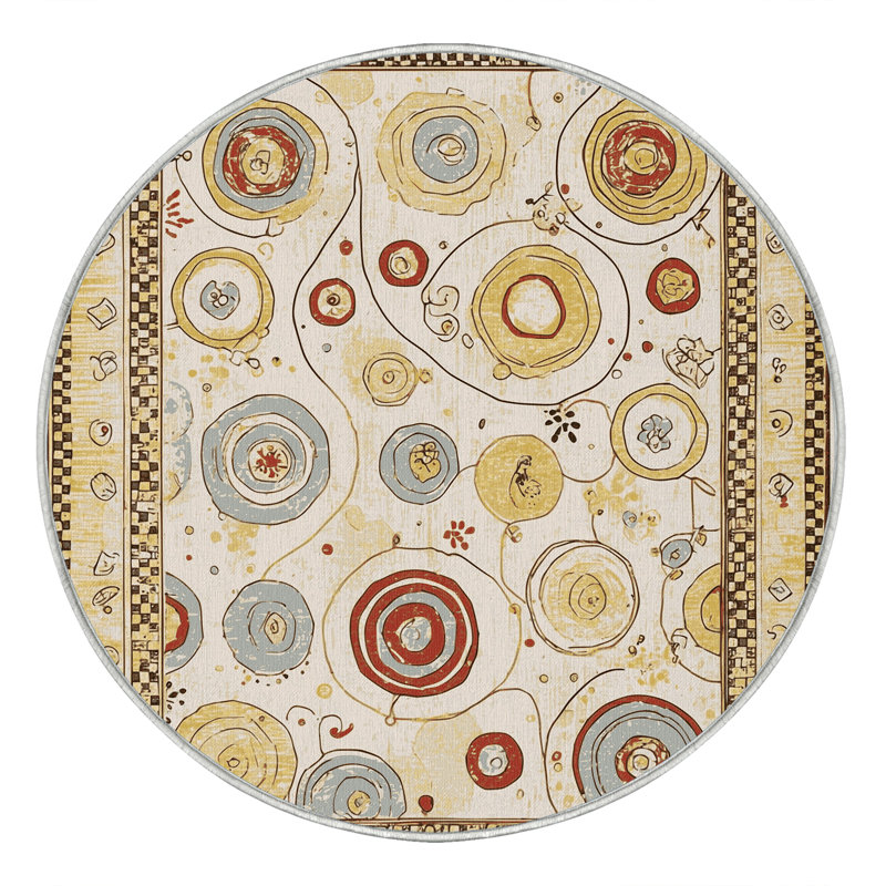 Jazzy Beam Rug, Round 6'