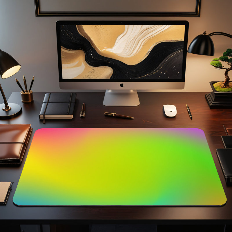 Polyester Desk Pad, 14.4x12.1