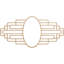 Médaillon de plafond en bois d'aulne Elizabeth-63411719-63411706