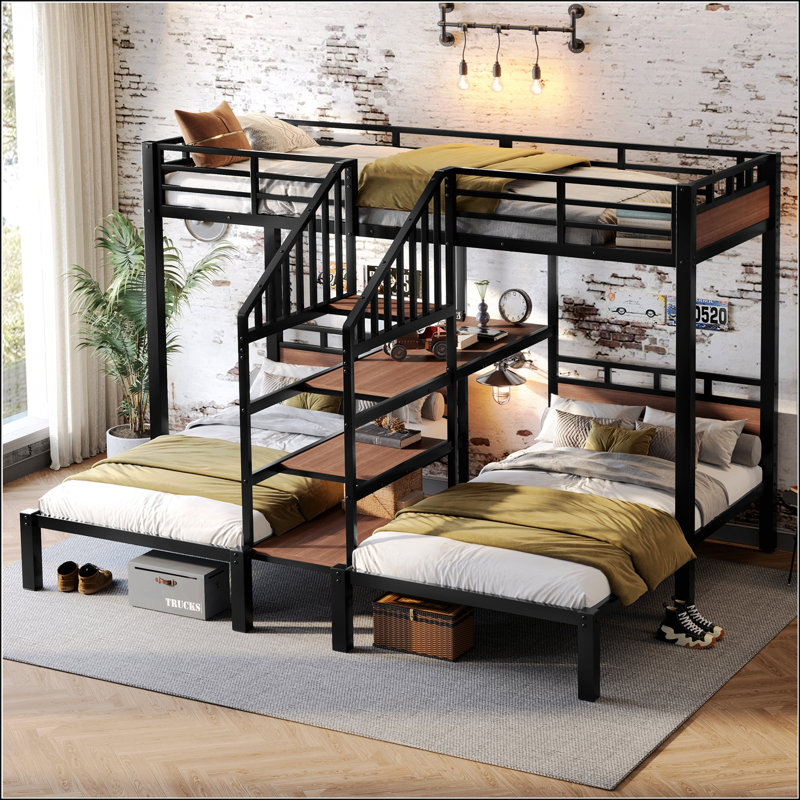  Metal Bunk Bed, Twin