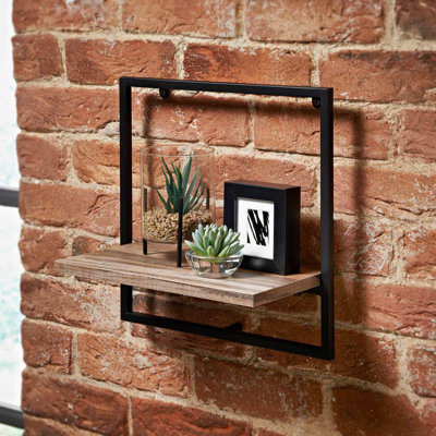Hercules Square Bracket Shelf Planter