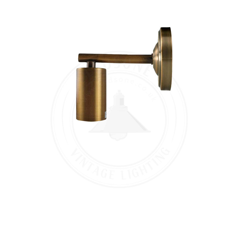 Sennott Armed Sconce, Yellow Brass