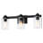 22'' 3-Light Matte Black Bathroom Vanity Light with Glass Shade-814337470-866321956