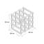 Wrightsville Solid Wood Tabletop Wine Bottle Rack in