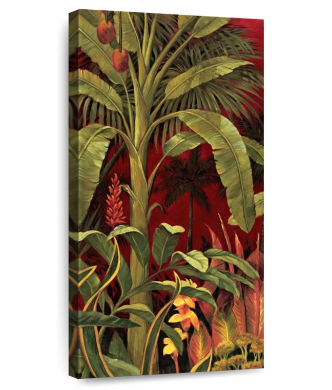 Bali Garden I, 54" H x 27" W