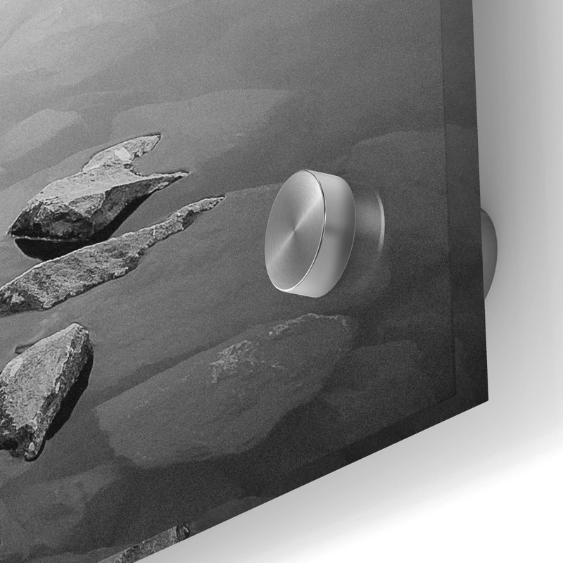 «Piled Rocks» par Photoinc Studio, art mural en verre acrylique, H 24 po x l 24 po x P 0,2 po