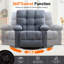 Fauteuil inclinable de massage avec massage vibratoire et chauffage lombaire pour adultes