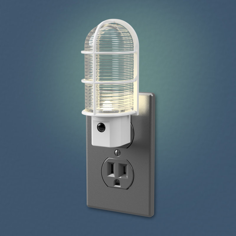 Cage Path Night Light, White