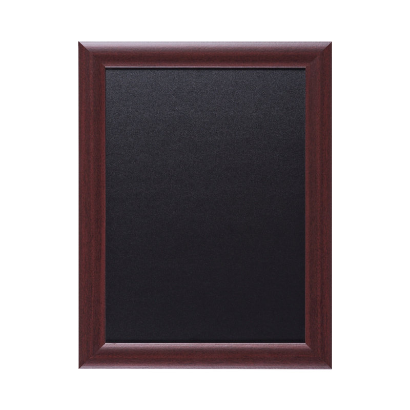 Wall Mounted Chalk Board 121.92cm - 182.88cm, Cherry, 90cm H x 120cm L x 1.5cm D