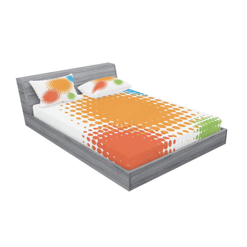 Microfiber Sheet Set, Queen Sheet Set with Fitted Sheet