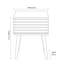 Teachey 40cm W Manufactured Wood Bedside Table