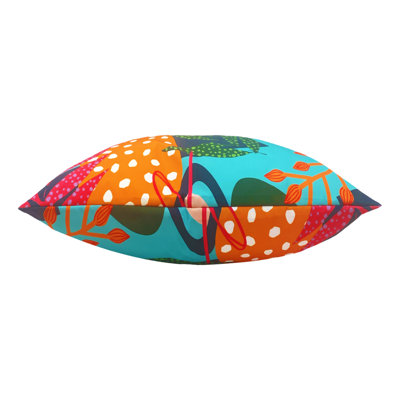 Indoor / Outdoor Abstract Square Cushion