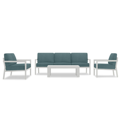 Vivant 4-Piece Seating Group with Sunbrella Cushion Covers -  Joss & Main, 1B57CA32AA2A42F3BB8E52707170ABB5