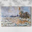 «Breakup of Ice», Lavacourt, temps gris, 1880, toile tendue avec châssis-2099078775