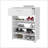 White Shoe Rack With 1-Drawer