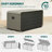 Plastic Deck Box, Large Patio Storage Box With Lock, Wheels & Waterproof Lid For Outdoor Cushions, Garden And Pool Supplies (Gray)-123216591