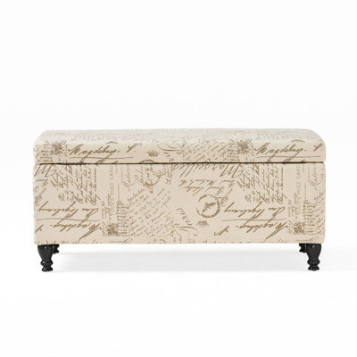 Alcina Fabric Upholstered Storage Bench