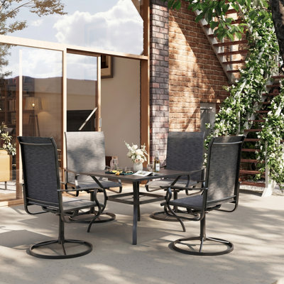Ensemble repas pour patio 4 personnes Bhairavi