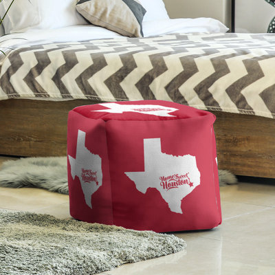 Upholstered Polyester Blend Cube