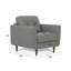Fauteuil d'appoint 35 po Nianna Pesto Green