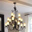 Casa 15 Light Shaded Chandelier