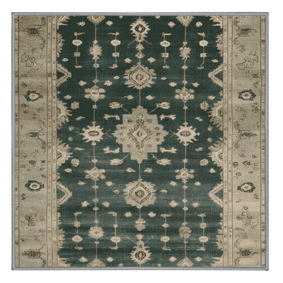 Tapis gris lavable à la machine
