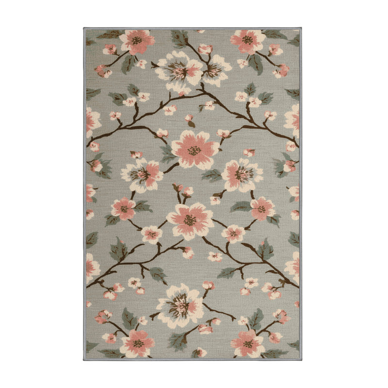  Tapis lavable Apple Blossoms Farm, Tapis de couloir 2 pi x 4 pi