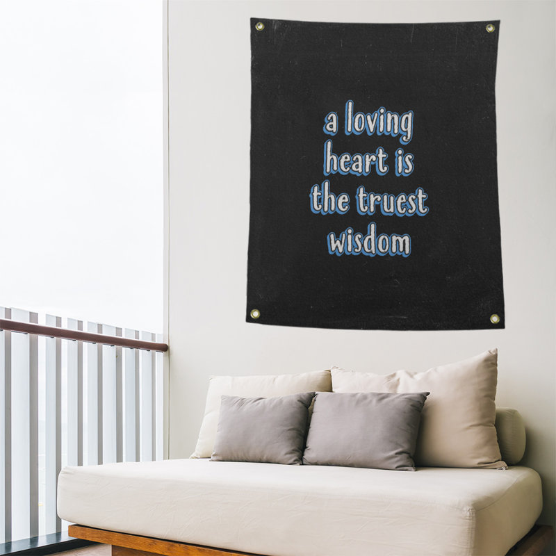 Polyester Tapestry, 36" H x 26" W, Blue