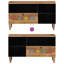  TV Cabinet With Drawer With Shelf With Storage Solid Mango Wood Media