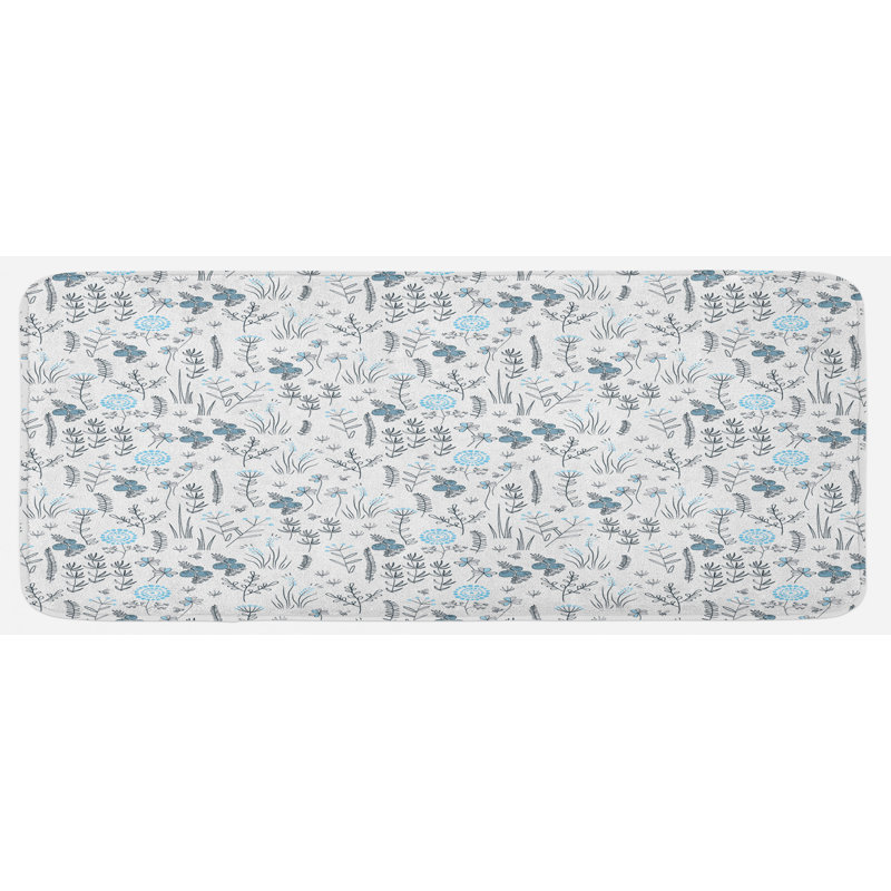 Tapis de cuisine botanique
