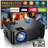 Projector With 5G Wifi And Bluetooth, Native 1080P Projector[Projector Screen Included], Full HD 18000LM Movie Projector, 300" Display Support 4K Home Theatre, Compatible With Phone/Laptop/TV Stick