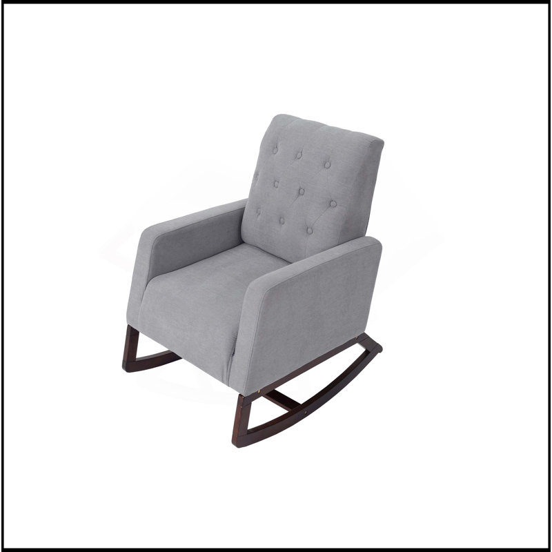 Rocker Chair, Steel Grey