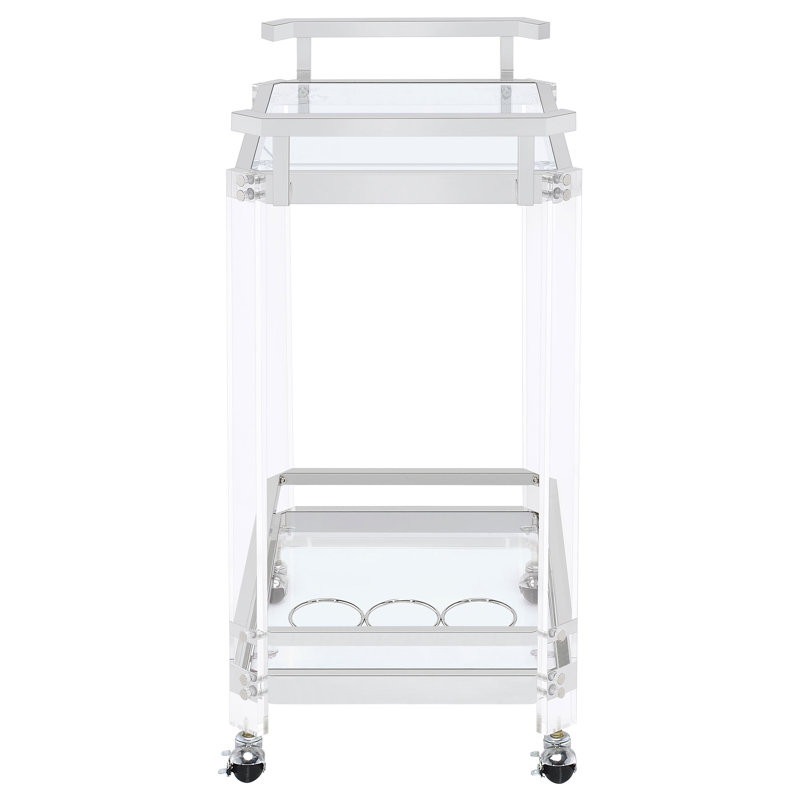 Neerav Metal Bar Cart