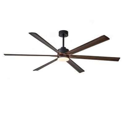 70" Ceiling Fan With Lights Quiet DC Motor  Ceiling Fans 6 Speed Levels,Reversible Ceiling Fan, For Patio Living Room, Bedroom