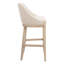 Tabouret de bar moderne avec îlot de cuisine et chaise rembourrée-1748627696