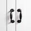 Hammer & Tongs Offset Wrought Iron Door Handle