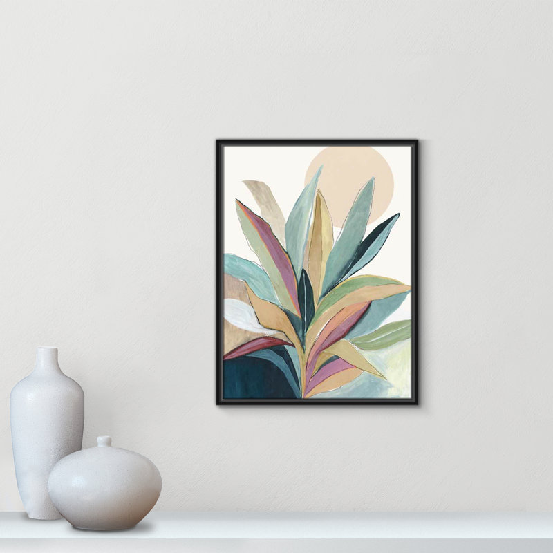 «Byer Sherbrooke Sunny Bright Leaves I» par Asia Jensen, reproduction, Pas de tapis, H 25,5 po x l 19,5 po x P 2 po