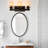 3-Walnut colored dimmable clear glass Vanity Light-312523960