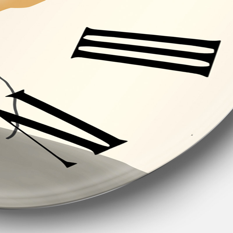 Minimal Compostions géométriques de formes élémentaires XXXI - Horloge murale moderne, Grand