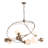 Sprig 6 - Light Unique Geometric Chandelier-55646128-55646129