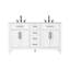 Meuble-lavabo double 60 po blanc-507897213-507897203