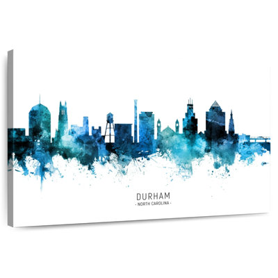 Durham North Carolina Skyline II