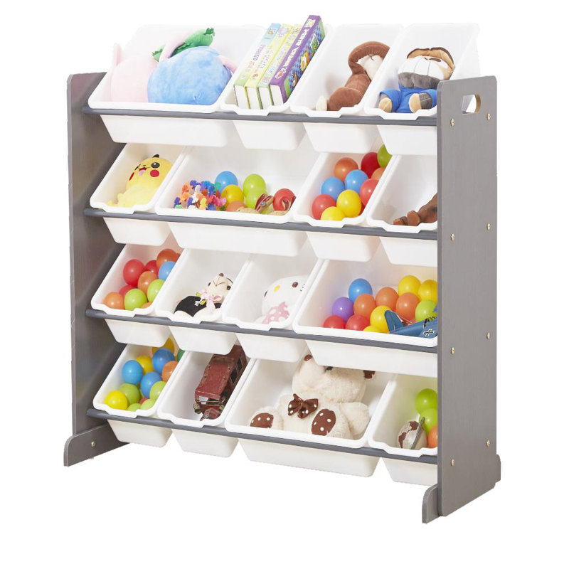 Toy Storage, Grey/White