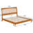Ambie Low Profile Solid Wood Slatted Spindle Sleigh Bed-51407719-51407720