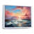 White Floater Framed