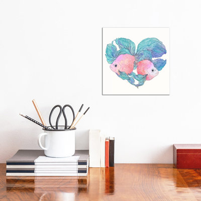 Carassius by Laura Graves - Wrapped Canvas Print