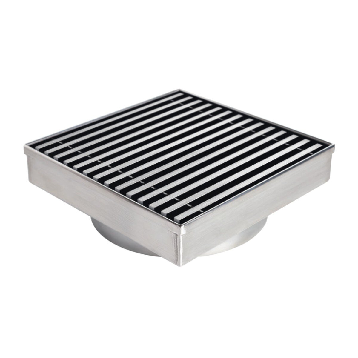 6'' W Linear Grid Shower Drain