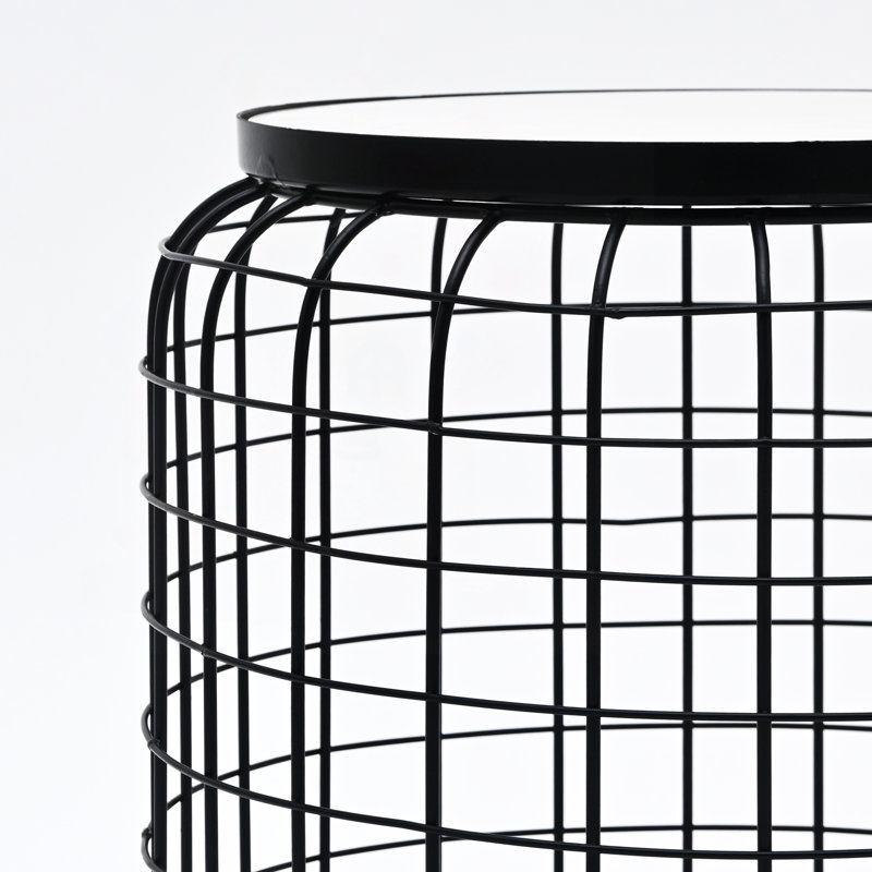 Table de bout ronde en marbre
