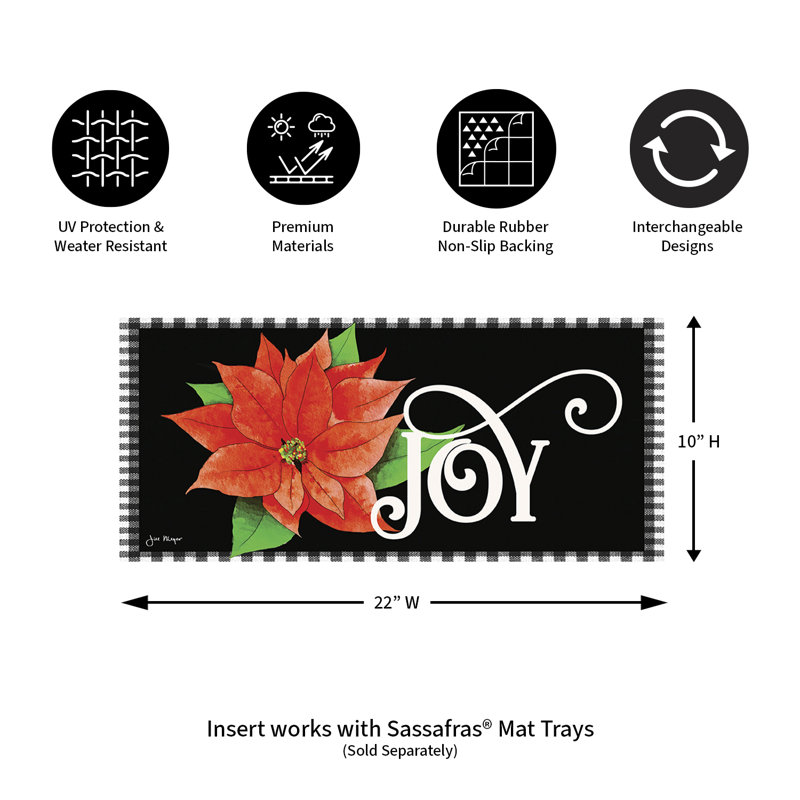 Tapis Joy Poinsettia Sassafras