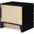 Hudson 2-Drawer Nightstand with USB Port and Storage, Black-1330209624